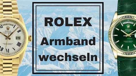 rolex armband glieder entfernen